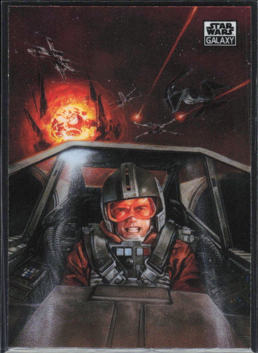 2026 Topps Star Wars Chrome Galaxy #58 Rebel Pilot - framsida