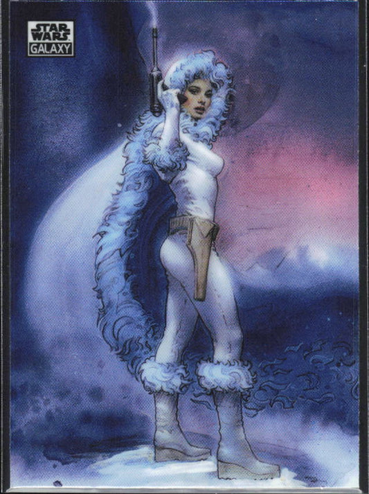 2026 Topps Star Wars Chrome Galaxy #69 A Chilly Reception - framsida
