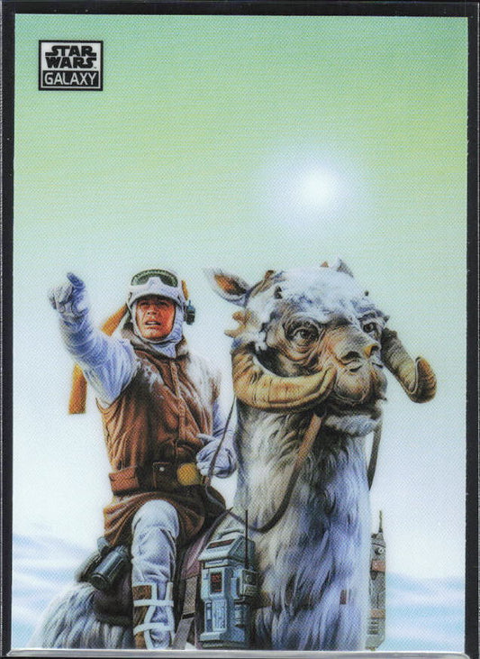 2026 Topps Star Wars Chrome Galaxy #7 On Hoth - framsida