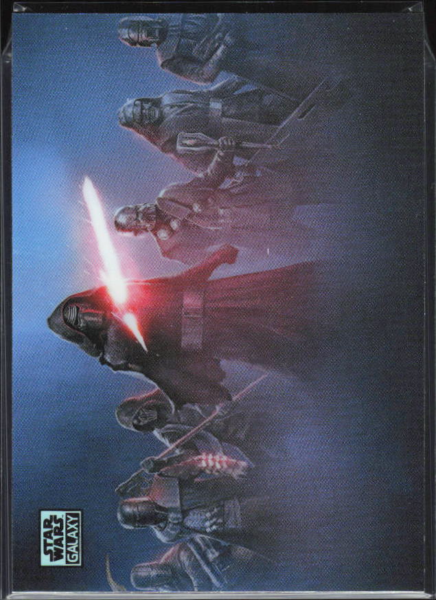 2026 Topps Star Wars Chrome Galaxy #11 The Knights of Ren Refractor - framsida