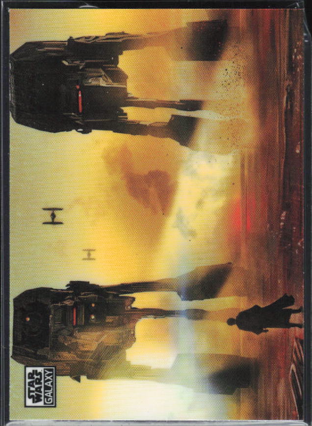 2026 Topps Star Wars Chrome Galaxy #41 Crait Showdown - framsida