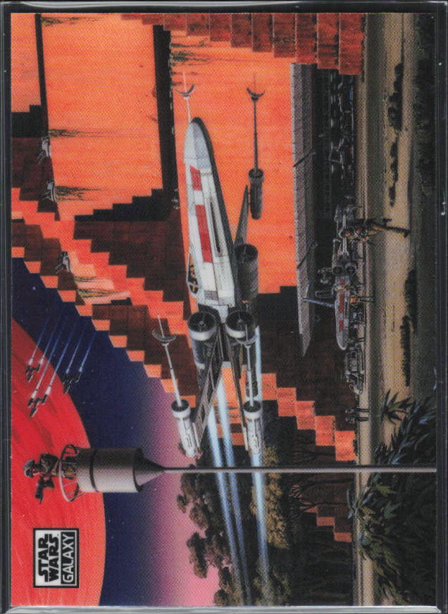2026 Topps Star Wars Chrome Galaxy #84 Rebel Base - framsida