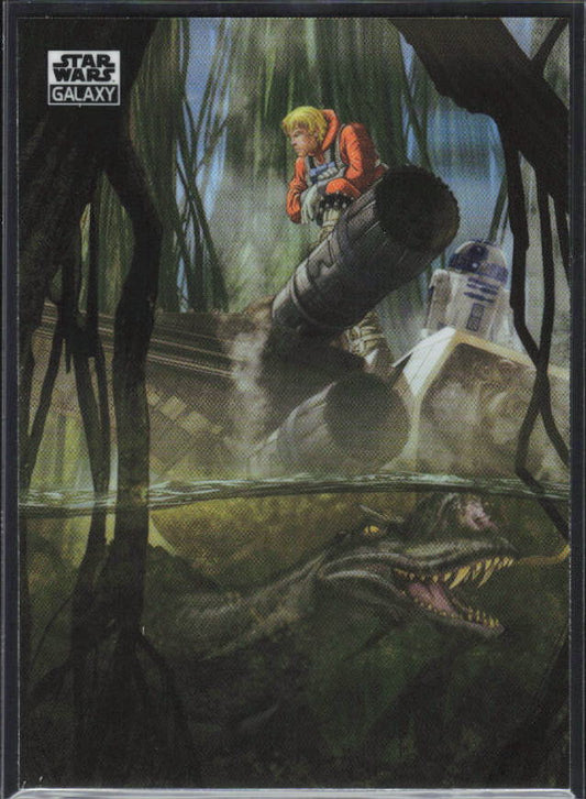 2026 Topps Star Wars Chrome Galaxy #55 What Lies Beneath! - framsida