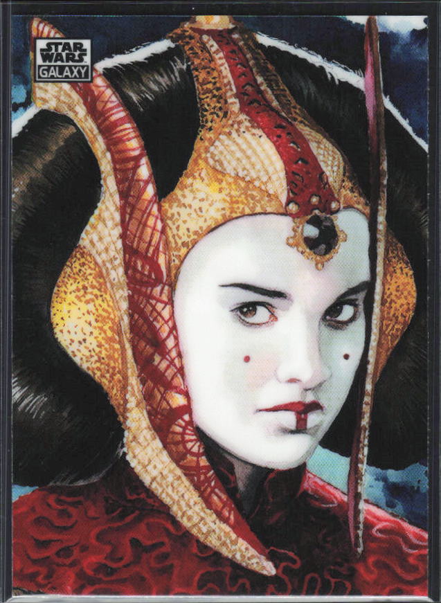 2026 Topps Star Wars Chrome Galaxy #17 The Queen of Naboo - framsida