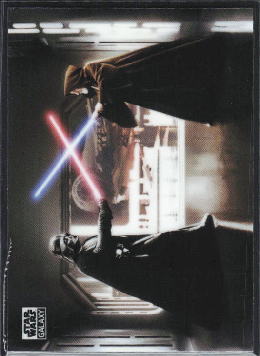 2026 Topps Star Wars Chrome Galaxy #85 Death Star Duel - framsida