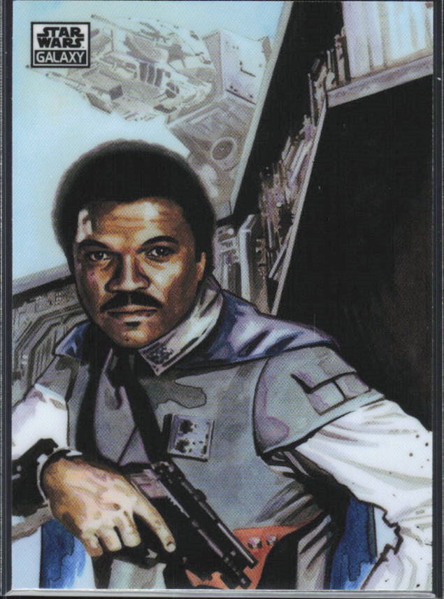 2026 Topps Star Wars Chrome Galaxy #98 Lando Calrissian - framsida