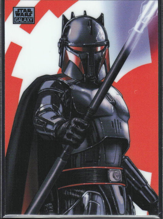 2026 Topps Star Wars Chrome Galaxy #AOS-2 Moff Gideon Art of the Dark Side Original Art - framsida