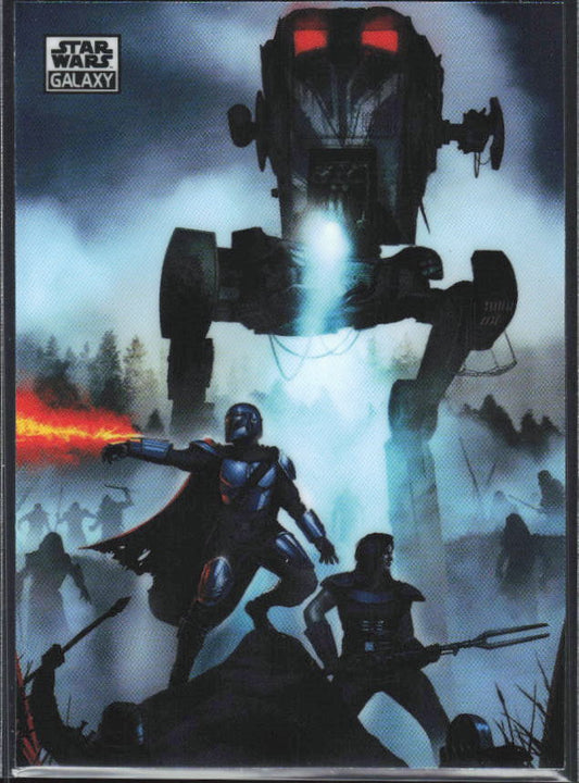 2026 Topps Star Wars Chrome Galaxy #51 Raider Ambush - framsida