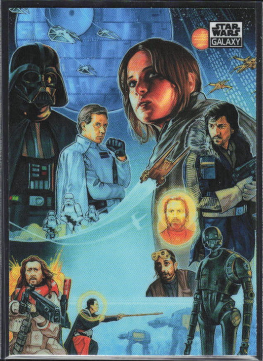 2026 Topps Star Wars Chrome Galaxy #50 Save the Dream - framsida