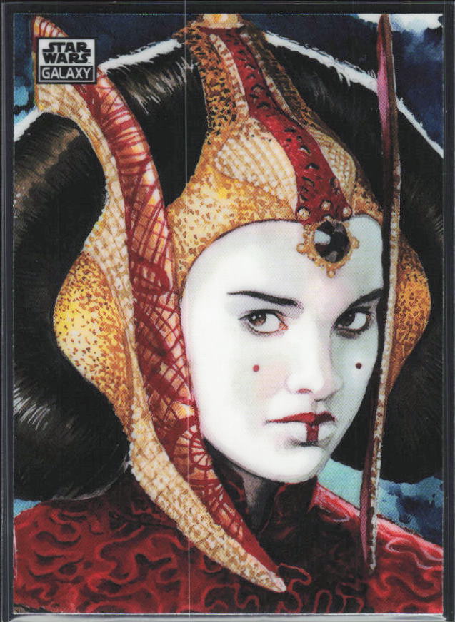 2026 Topps Star Wars Chrome Galaxy #17 The Queen of Naboo - framsida