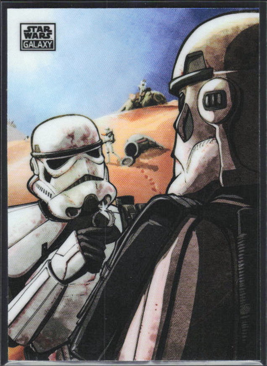 2026 Topps Star Wars Chrome Galaxy #26 Look Sir, Droids! - framsida