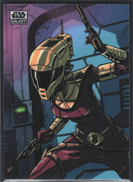 2026 Topps Star Wars Chrome Galaxy #83 Zorii Bliss - framsida