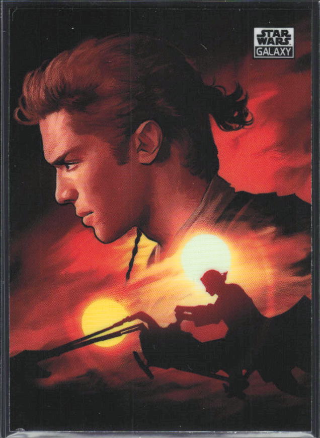 2026 Topps Star Wars Chrome Galaxy #3 Anakin Skywalker's Sunset - framsida