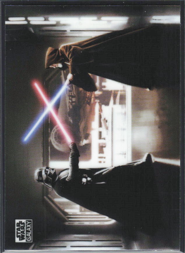 2026 Topps Star Wars Chrome Galaxy #85 Death Star Duel - framsida