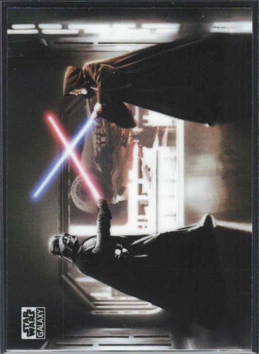 2026 Topps Star Wars Chrome Galaxy #85 Death Star Duel - framsida