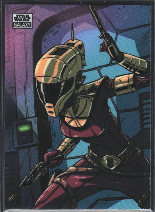 2026 Topps Star Wars Chrome Galaxy #83 Zorii Bliss - framsida