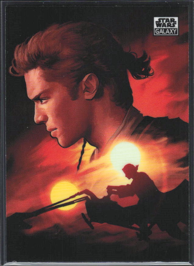 2026 Topps Star Wars Chrome Galaxy #3 Anakin Skywalker's Sunset - framsida