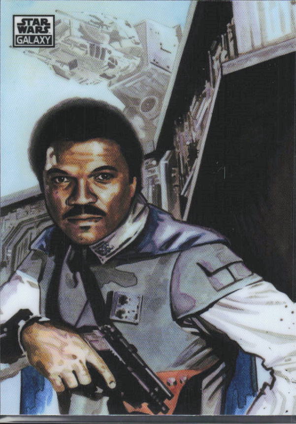 2026 Topps Star Wars Chrome Galaxy #98 Lando Calrissian - framsida