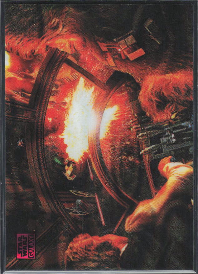 2026 Topps Star Wars Chrome Galaxy #51 Yahooo Magenta Lava Refractor 067/250 - framsida