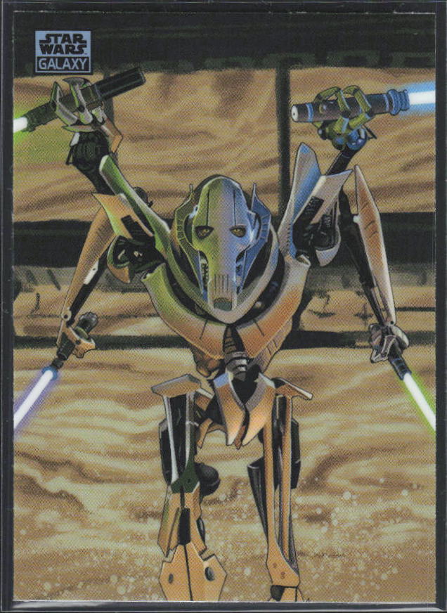 2026 Topps Star Wars Chrome Galaxy #GA-13 General Grievous Galactic Anthology Original Art - framsida