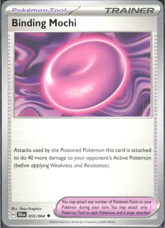 2024 Pokémon Scarlet & Violet: Shrouded Fable #055/064 Binding Mochi - framsida