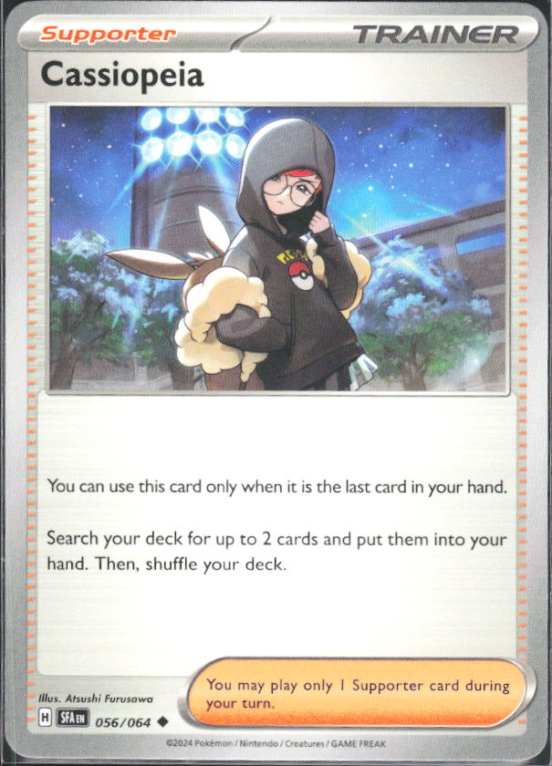 2024 Pokémon Scarlet & Violet: Shrouded Fable #056/064 Cassiopeia - framsida