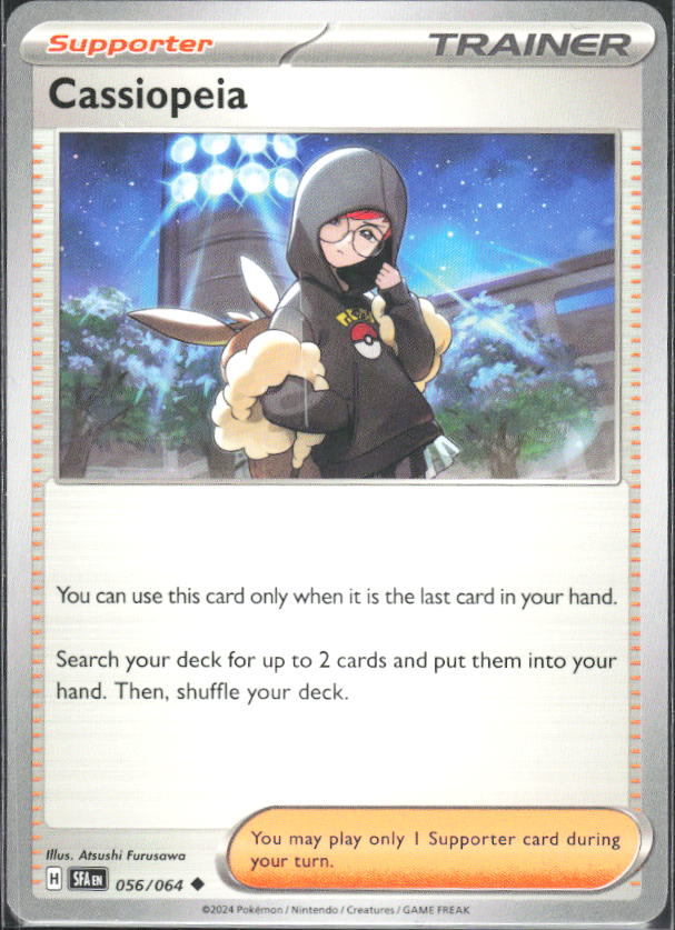 2024 Pokémon Scarlet & Violet: Shrouded Fable #056/064 Cassiopeia - framsida