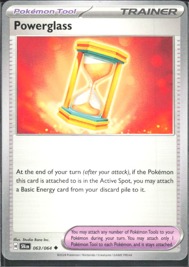 2024 Pokémon Scarlet & Violet: Shrouded Fable #063/064 Powerglass - framsida