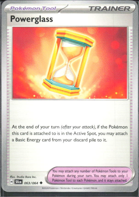 2024 Pokémon Scarlet & Violet: Shrouded Fable #063/064 Powerglass - framsida