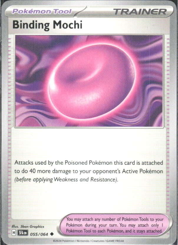 2024 Pokémon Scarlet & Violet: Shrouded Fable #055/064 Binding Mochi - framsida