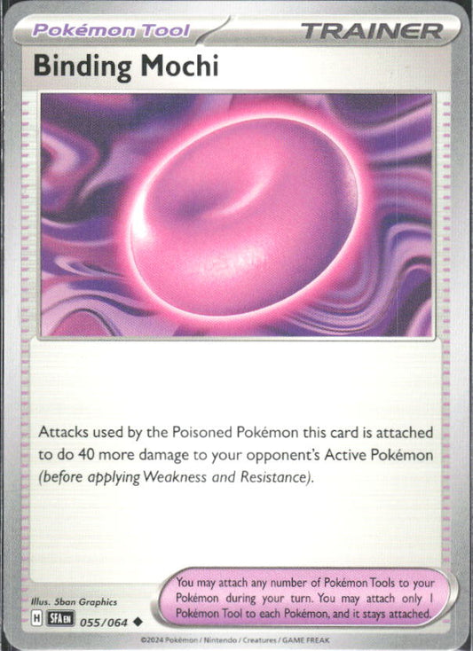 2024 Pokémon Scarlet & Violet: Shrouded Fable #055/064 Binding Mochi - framsida