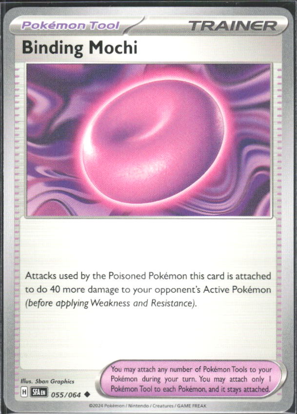 2024 Pokémon Scarlet & Violet: Shrouded Fable #055/064 Binding Mochi - framsida