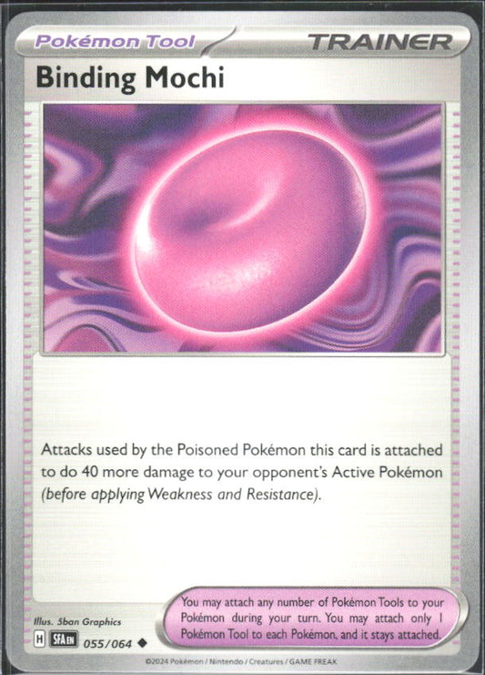 2024 Pokémon Scarlet & Violet: Shrouded Fable #055/064 Binding Mochi - framsida