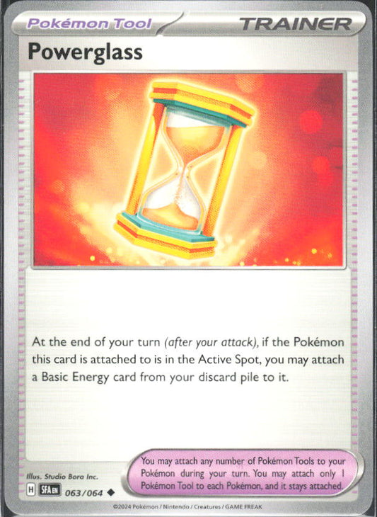 2024 Pokémon Scarlet & Violet: Shrouded Fable #063/064 Powerglass - framsida