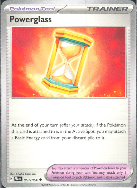 2024 Pokémon Scarlet & Violet: Shrouded Fable #063/064 Powerglass - framsida