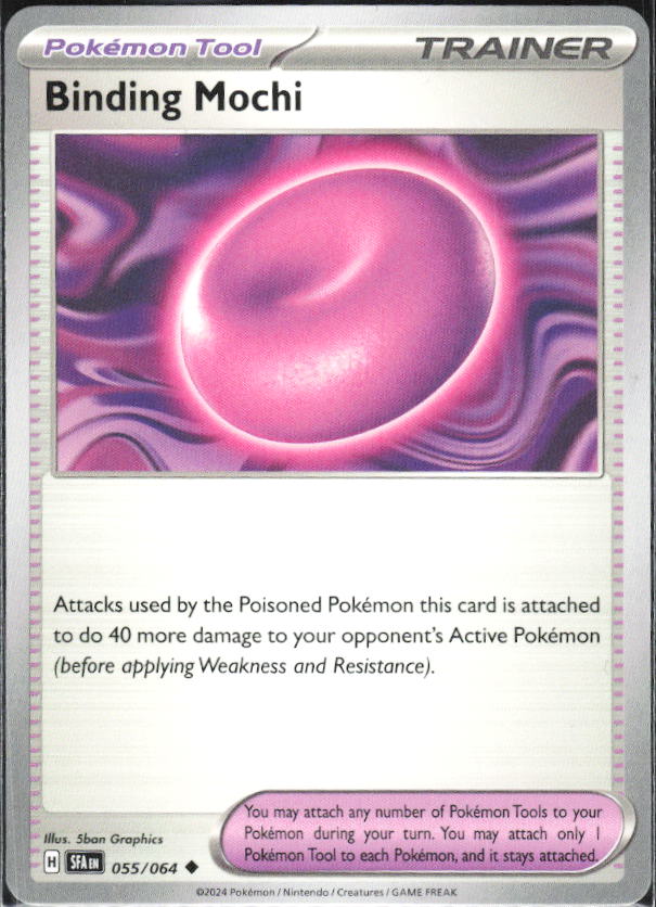 2024 Pokémon Scarlet & Violet: Shrouded Fable #055/064 Binding Mochi - framsida
