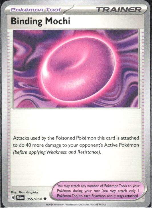 2024 Pokémon Scarlet & Violet: Shrouded Fable #055/064 Binding Mochi - framsida