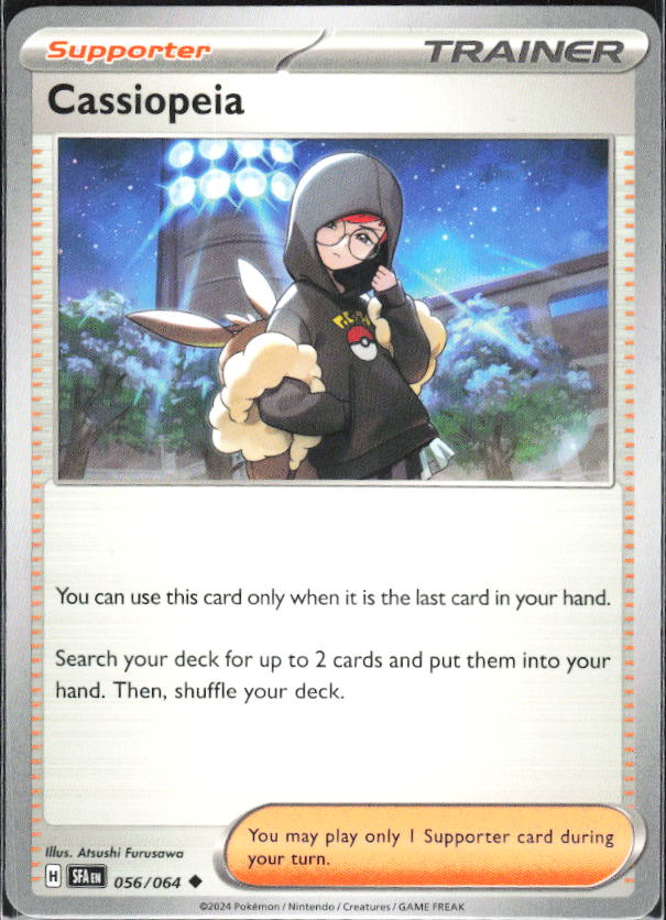 2024 Pokémon Scarlet & Violet: Shrouded Fable #056/064 Cassiopeia - framsida