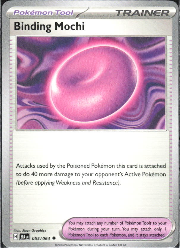 2024 Pokémon Scarlet & Violet: Shrouded Fable #055/064 Binding Mochi - framsida