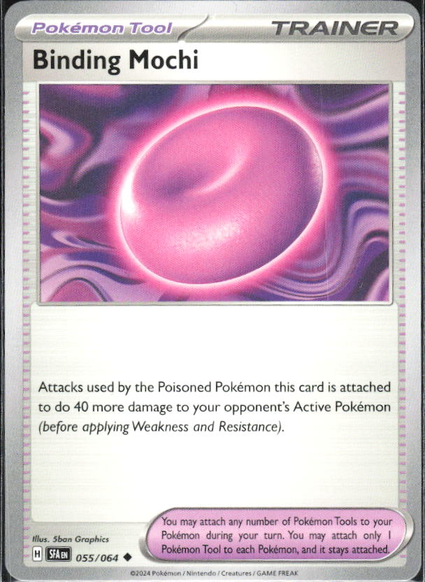 2024 Pokémon Scarlet & Violet: Shrouded Fable #055/064 Binding Mochi - framsida
