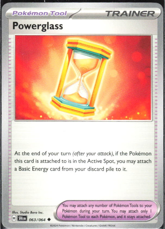 2024 Pokémon Scarlet & Violet: Shrouded Fable #063/064 Powerglass - framsida