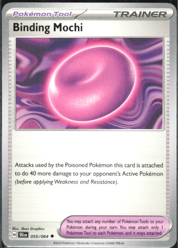 2024 Pokémon Scarlet & Violet: Shrouded Fable #055/064 Binding Mochi - framsida