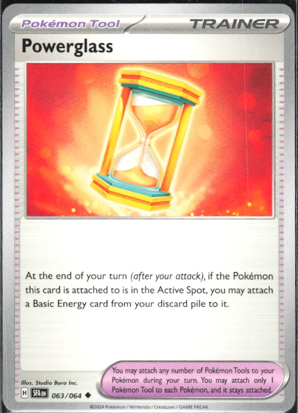 2024 Pokémon Scarlet & Violet: Shrouded Fable #063/064 Powerglass - framsida