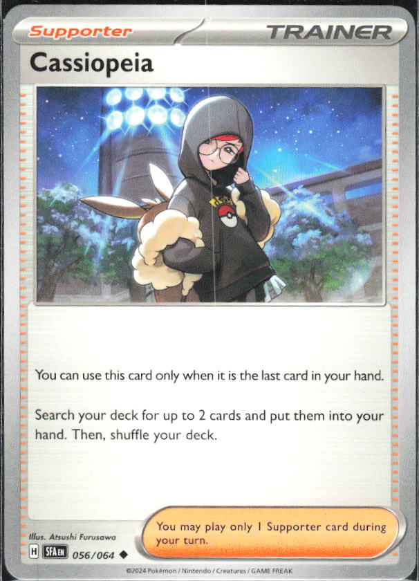 2024 Pokémon Scarlet & Violet: Shrouded Fable #056/064 Cassiopeia - framsida