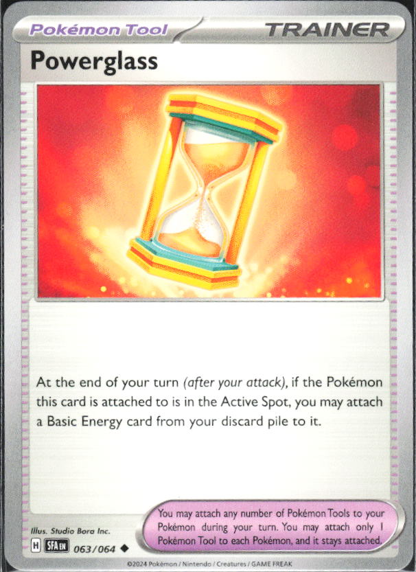 2024 Pokémon Scarlet & Violet: Shrouded Fable #063/064 Powerglass - framsida