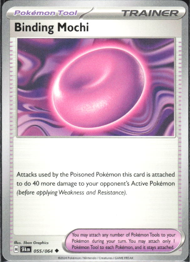 2024 Pokémon Scarlet & Violet: Shrouded Fable #055/064 Binding Mochi - framsida