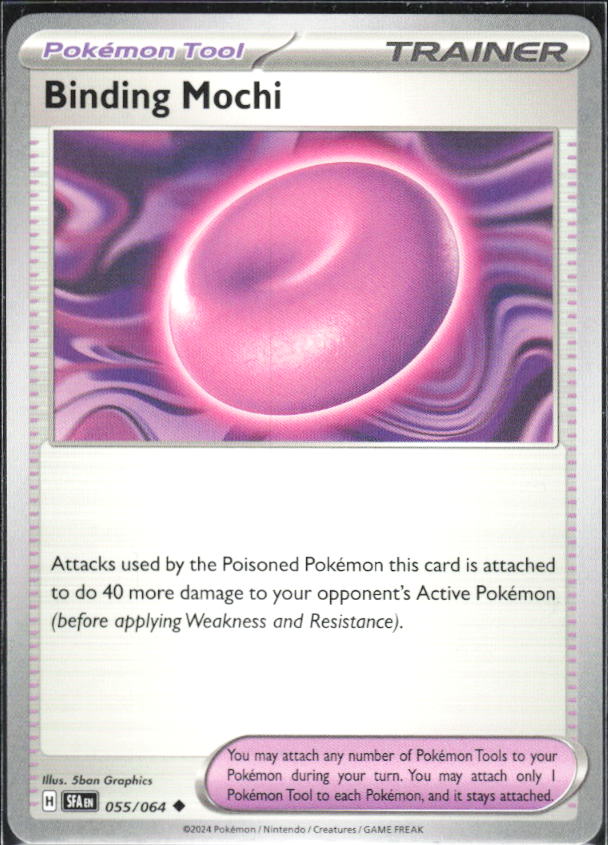 2024 Pokémon Scarlet & Violet: Shrouded Fable #055/064 Binding Mochi - framsida