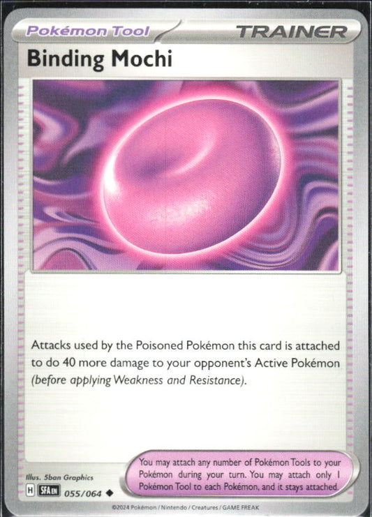 2024 Pokémon Scarlet & Violet: Shrouded Fable #055/064 Binding Mochi - framsida