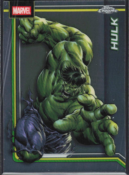 2026 Topps Chrome Marvel Comics #50 Hulk framsida