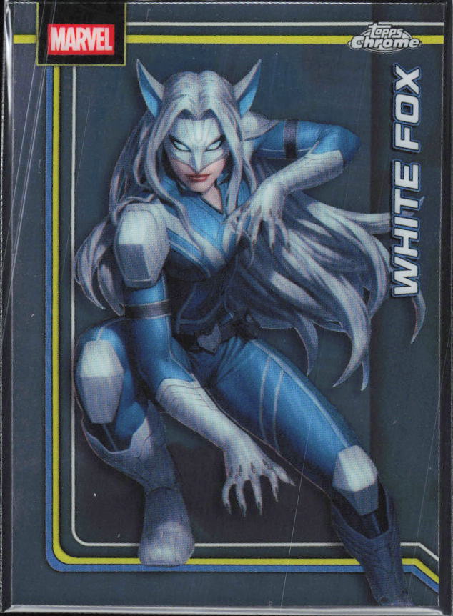 2026 Topps Chrome Marvel Comics #196 White Fox framsida